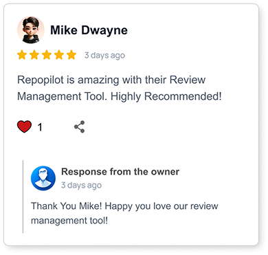 Customer review screenshot